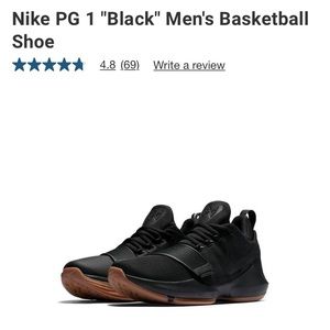 Nike PG1 Black Gum Men’s Basketball Shoe